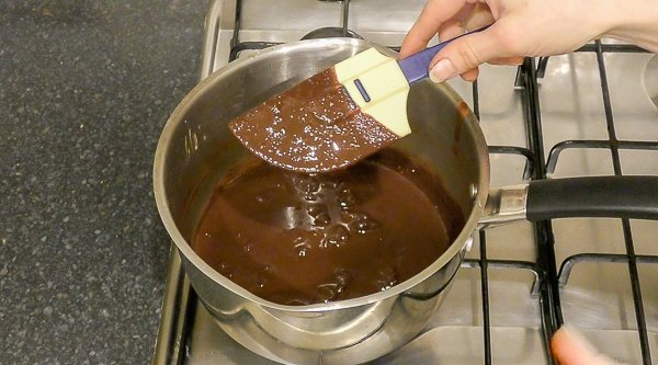 melting dairy free raw chocolate